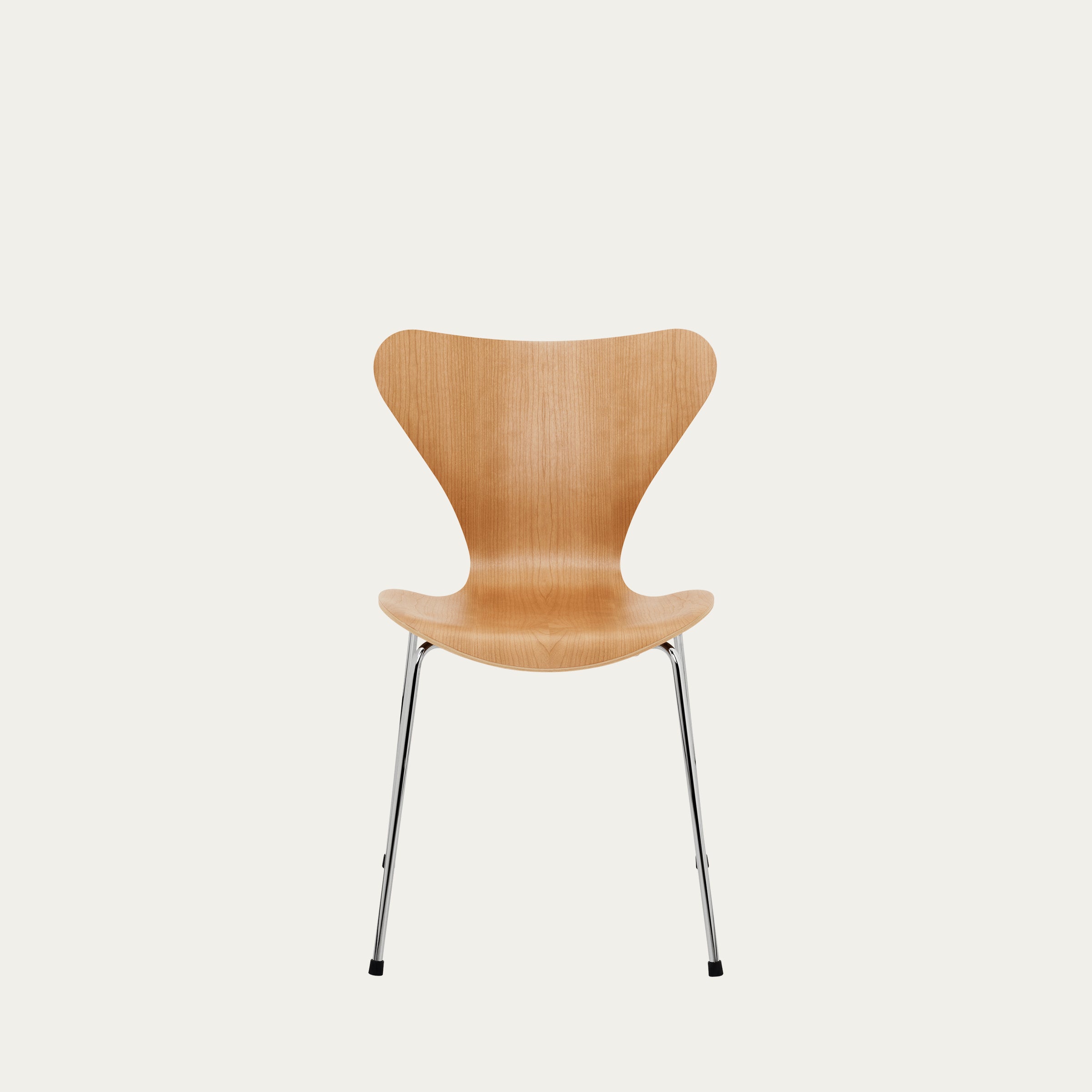 Buchenholz-3107 Stapelstuhl von Arne Jacobsen 1955 mit klassischer Series-7-Silhouette